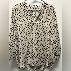 Lush Blouse.  3/4 Sleeve with Buttons.  Size XXL.